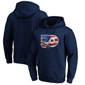 Fanatics Pánská mikina Philadelphia Flyers NHL Banner Wave Logo Pullover Hoodie - Navy Velikost: S