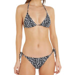 Monogram Dámský vrchní díl plavek KW0KW02079-0GL - Calvin Klein M