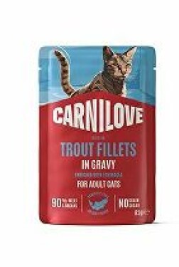 Carnilove Cat Pouch Gravy Trout+Echinacea 85g