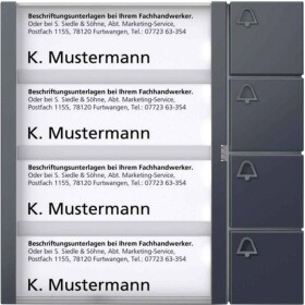 Siedle 210005000-00 příslušenství domovní telefon funkční modul antracitová