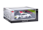 Mamido Sportovní autíčko AUDI R8 LMS na dálkové ovládání RC 1:24 bílá černá