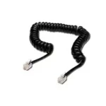 Digitus kabel RJ10 pro telefonní sluchátko, kroucený, černý, délka 4 metry (AK-117002)