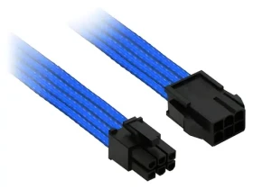 Nanoxia NX6PV3EB modrá / Prodlužovací kabel PCI-E 6-pin / 30 cm (NX6PV3EB)