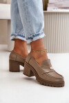Polobotky na podpatku model 199314 Step in style 40