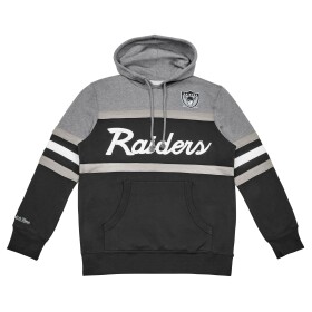 Mitchell & Ness Pánská mikina Las Vegas Raiders NFL Head Coach Throwback Football Hoodie Velikost: S
