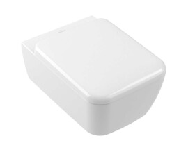 VILLEROY & BOCH - Skyla Závěsné WC se sedátkem SoftClosing, TwistFlush, DirectFlush, CeramicPlus, alpská bílá 4682CLR1