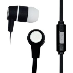 VAKOSS SK-214K černá / Stereofonní sluchátka do uší s mikrofonem / silikonová (SK-214K)