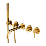 OMNIRES - Y vanová baterie 5-otvorová podomítková zlatá /GL/ Y1237-1GL