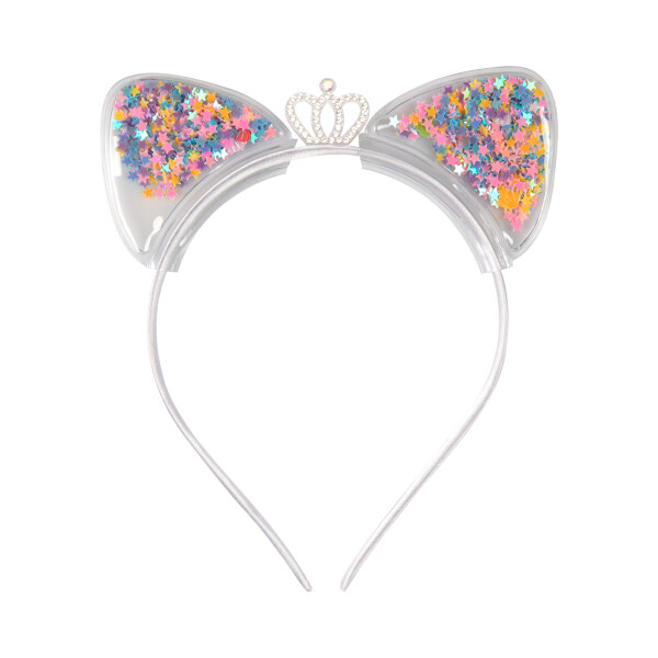 Čelenka Kočičí uši s korunkou - Albi