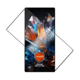 FIXED Ultra odolné tvrzené sklo Armor s Anti-dust aplikátorem a AR vrstvou pro Samsung Galaxy S25 Ultra černé (FIXGA2-1506-BK)