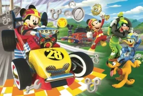 Trefl - Puzzle - Mickey a závodníci