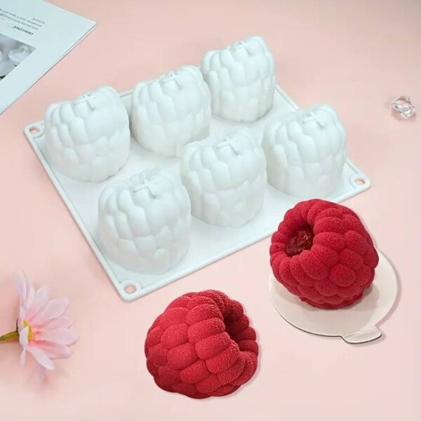 Dortisimo Silikonová forma na pečení/na mražené dezerty Maliny (na 6 ks) 17 cm