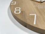 DumDekorace Kvalitní dubové nástěnné hodiny 30 cm