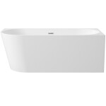 DEANTE - Silia bílá Akrylátová vana, rohová/volně stojící, pravá - 160 cm KDS_016P