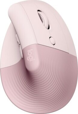 Logitech Lift Vertical Ergonomic Mouse růžová / Ergonomická myš / USB / pouze pro praváky (910-006478)