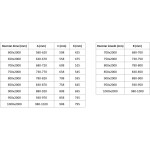 MEXEN/S - Exo sprchový kout dveře křídlové 85 x 85, transparent, černá 8181-085-085-70-00