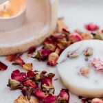 Stoneglow Vonný vosk do aromalampy Blush Rose/Peony – 10 ks, 124 g, přírodní barva, vosk