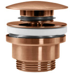REA - Umyvadlový sifon s univerzální výpustí click-clack - COPPER MAT REA-A5699