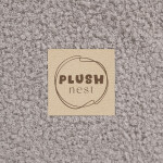 PLUSH NEST PLUSH NEST Suchý bazén kulatý Beránek šedý Ø 90 × 30 cm a 200 míčky