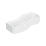 GEBERIT - Bambini Dvojumyvadlo pro děti, 90x39 cm, levé, bez přepadu, bez otvoru pro baterii, alpská bílá 502.973.00.2