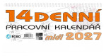 Stolní pracovní kalendář 2027 MIDI 14denní