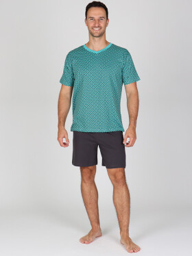 EVONA a.s. Pánské krátké pyžamo P ENZO - P ENZO 3XL