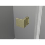 MEXEN/S - Lunar Duo sprchový kout dveře křídlové 110 x 85, transparent, zlato kartáčovaná 834-110L-085P-55-00