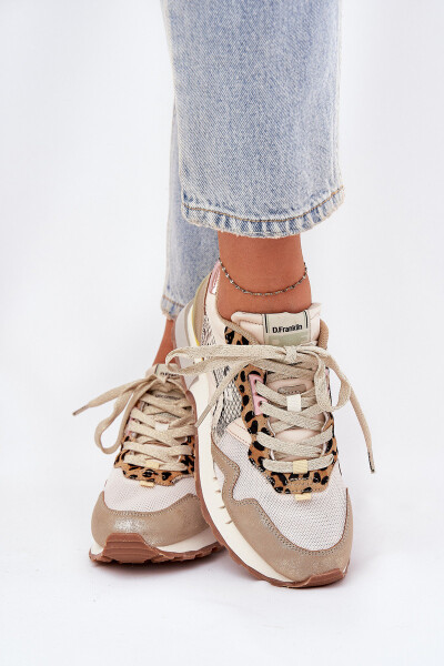 Tenisky Sportovní Boty Dámské D.Franklin DFSH378006 Zlaté 36