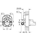 GROHE - Montážní tělesa Podomítkové vestavbové těleso 33962000
