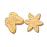 Dortisimo Plastové vypichovače Motýl a sněhová vločka (2 ks)