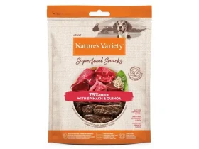 Natures variety superfood snack hovězí 85g / Pamlsky pro psy (8410650540658)