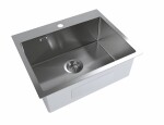 Dřez SAT Aurum gun metal SATSINK5545BGM SATSINK5545BGM