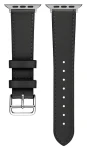 Beline Hermes 22 mm černá / Kožený řemínek pro smartwatch / univerzální / přezka