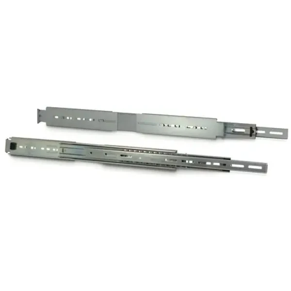 Inter-Tech teleskopické lišty 18" stříbrné / Teleskopické lišty / Pro 19" skříně / Výsuv 350–450 mm / Nosnost 30 kg (88887195)