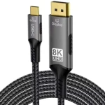 PremiumCord USB-C na DisplayPort 1.4 2m / Kabel DisplayPort / 8K 60Hz / HDCP 2.2 (ku31dp13)