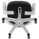 Dětská židle, výškově nastavitelná, šedá síťovina, KA-K1063 GREY