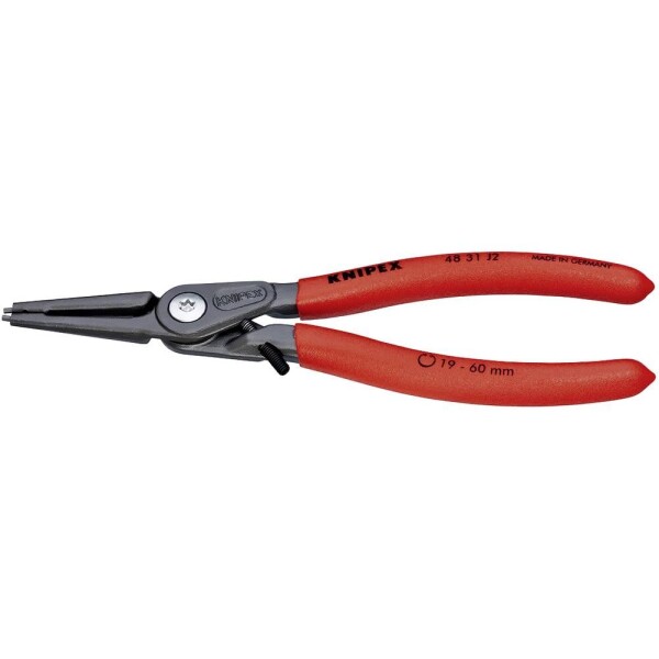 Knipex 48 31 J1 kleště na pojistné kroužky Vhodné pro (kleště na pojistné kroužky) vnitřní kroužky 12-25 mm Tvar hrotu rovný