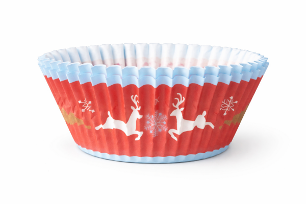 Cake star Papírové košíčky vánoční motiv 4 (100ks)