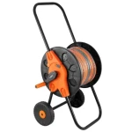 NEO TOOLS 15-793 oranžovo-černá / vozík pro zahradní hadici se sklopným držákem až 60m 1/2" nebo 20m 3/4" (15-793)