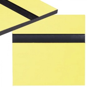 Gravírovací laminát 600 x 300 x 1,3 mm - Žlutý, černý
