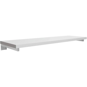 CERANO Deska pod umyvadlo Navira Pro + 2 skryté konzole - bílá matná - 100x46x3,6 cm