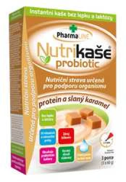 Nutrikaše Probiotic protein a slaný karamel 180 g (3x60g)