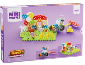 MARIOINEX Stavebnice Waffle Farmer Větrný mlýn