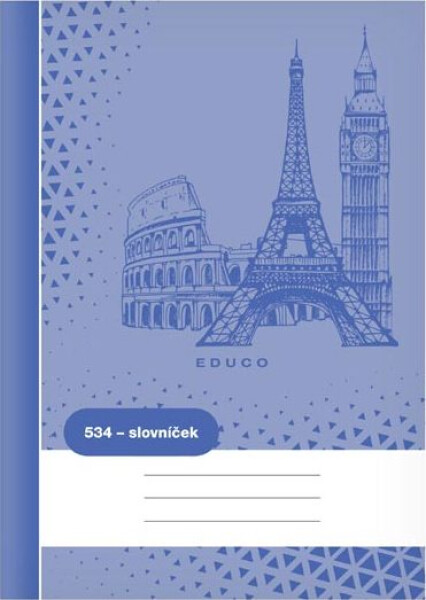 Školní sešit BASE 534 slovníček