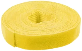 LogiLink Klettband žlutá / Stahovací páska na suchý zip / Šířka 16 mm / Role 4 m (KAB0051)