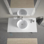 DURAVIT - Cape Cod Umyvadlová mísa 400x360 mm, DuraCeram, s WonderGliss, bílá 23284000001