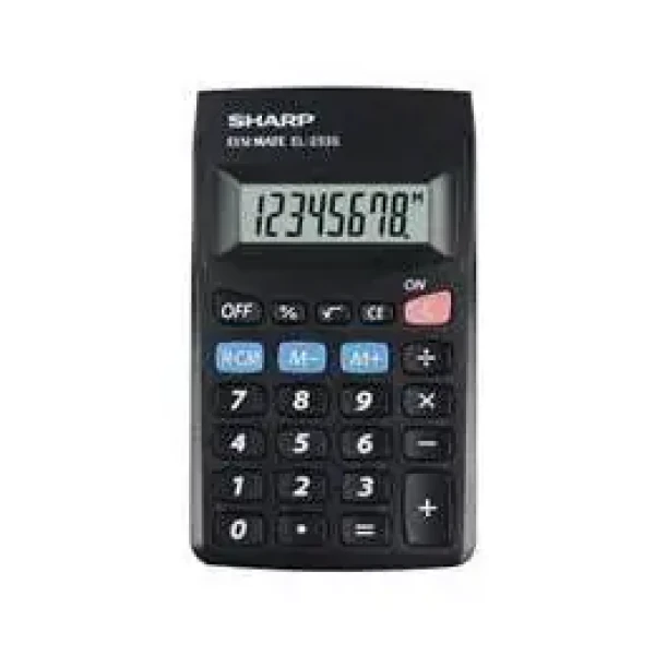 SHARP EL-233SBBK / kapesni kalkulačka / osmimístná (SH-EL233SBBK)