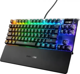 SteelSeries Apex 7 TKL černá / Herní klávesnice / Mechanická / QX2 Red / RGB podsvícení / US layout (64646)