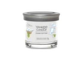 YANKEE CANDLE Clean Cotton svíčka 121g (Signature tumbler malý )
