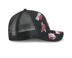 New Era Pánská kšiltovka Buffalo Sabres NHL 9FORTY M-Crown A-Frame Trucker All Over černá